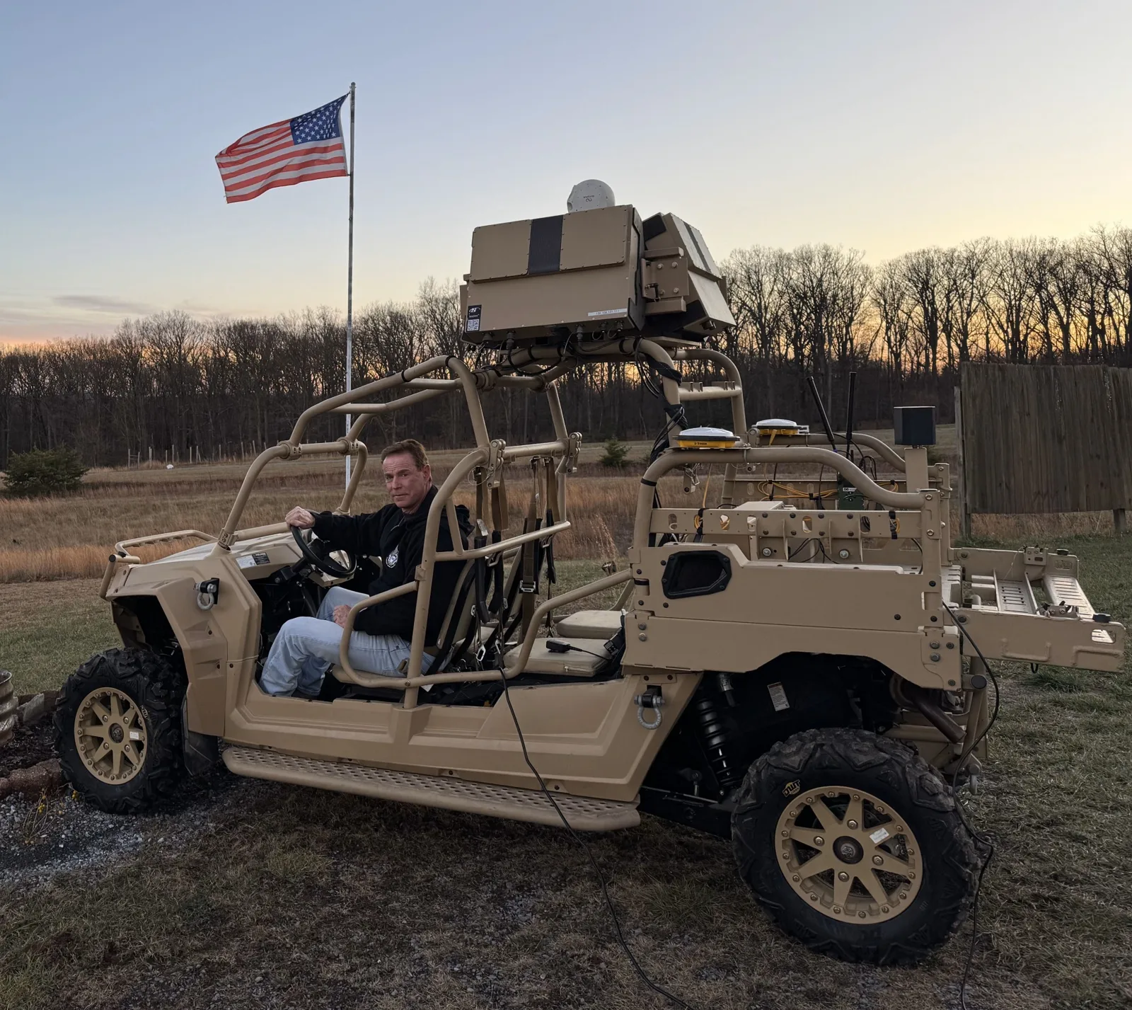 Tactical ATV on site